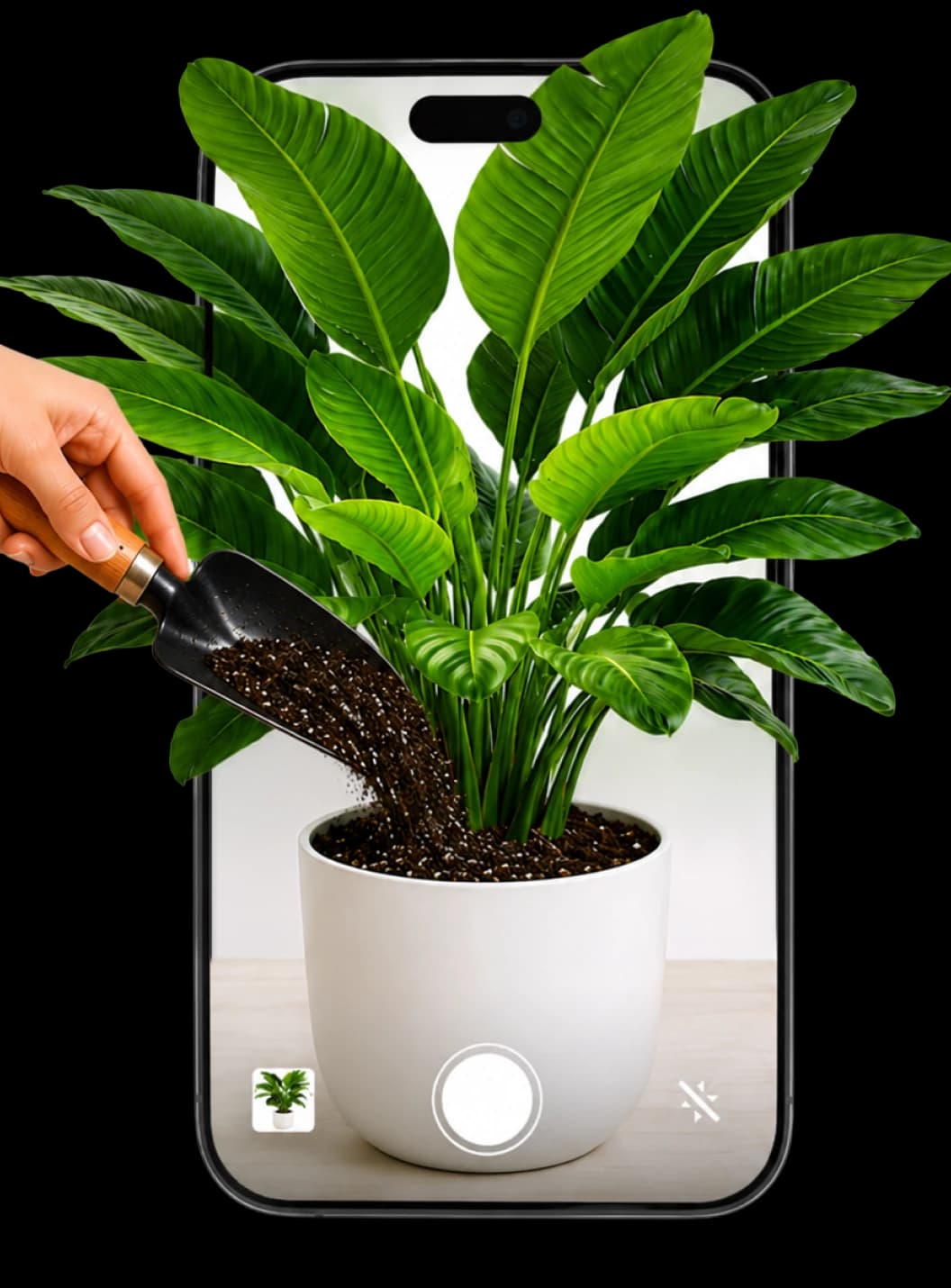 Botan app helping with soil and plant care