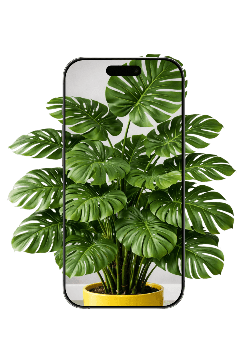 Plant identification feature of the Botan app