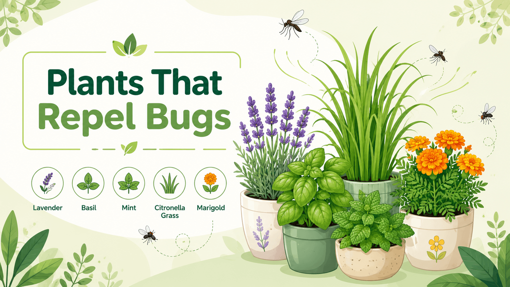Plants That Repel Bugs – 20 Effective Options