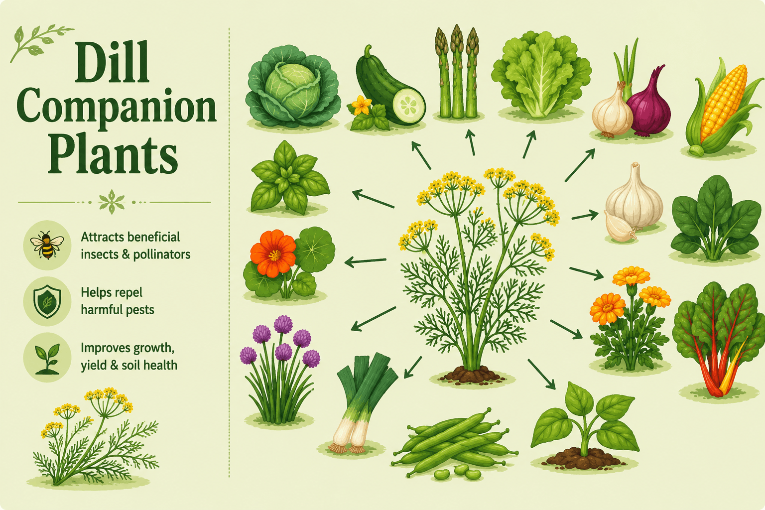 Dill Companion Plants – What to Grow Next to Dill